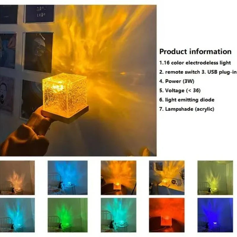 Dynamic Touch Lamp – USB Rechargeable Mood & Night Lamp